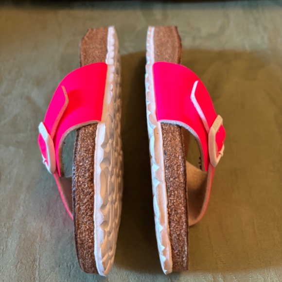 Birkenstock Women’s Vegan Madrid Neon Pink - Picture 3 of 9